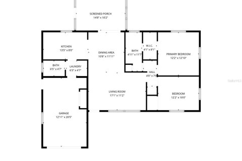 House in Port Richey, Florida 2 bedrooms, 113.53 sq.m. № 2117880 - photo 3