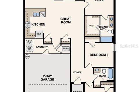 House in Belleview, Florida 3 bedrooms, 137.22 sq.m. № 2225004 - photo 2