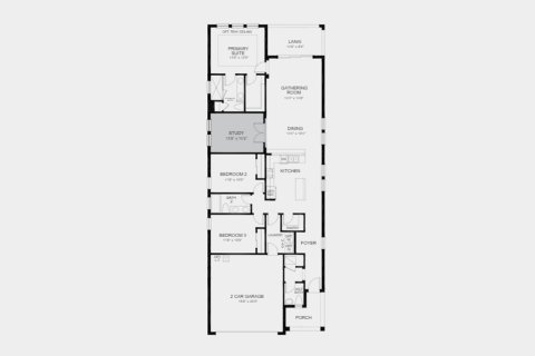 Townhouse floor plan «166SQM SAINT VINCENT», 3 bedrooms in GRANDVIEW AT THE HEIGHTS