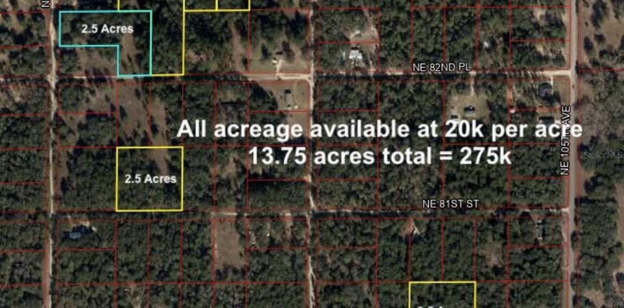Land in Bronson, Florida № 1852640