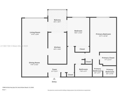 Condo in North Miami Beach, Florida, 2 bedrooms  № 1948518 - photo 23