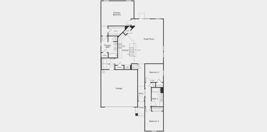 Adosado en WHITEVIEW VILLAGE en Palm Coast, Florida 3 dormitorios, 150 m2 № 33851