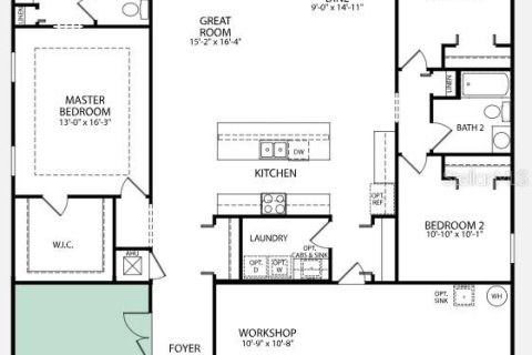 Casa en venta en Inverness, Florida, 3 dormitorios, 189.89 m2 № 1903995 - foto 2