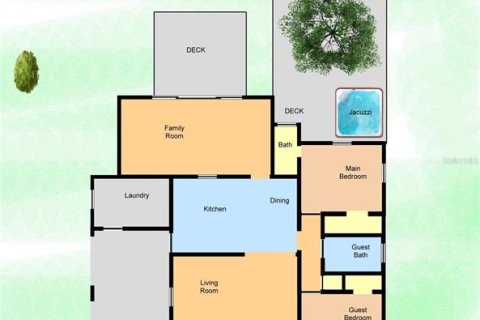Купить виллу или дом в Венеция, Флорида 7 комнат, 136.29м2, № 1750104 - фото 21