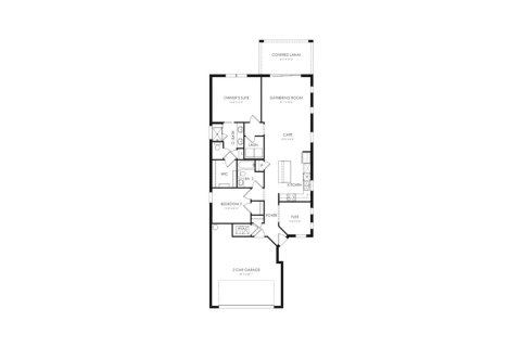 House floor plan «130SQM», 2 bedrooms in DEL WEBB NAPLES