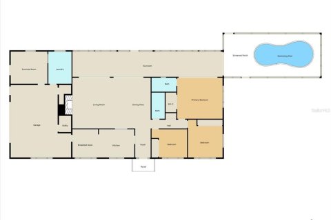 House in Crystal River, Florida 3 bedrooms, 306.58 sq.m. № 1805496 - photo 6