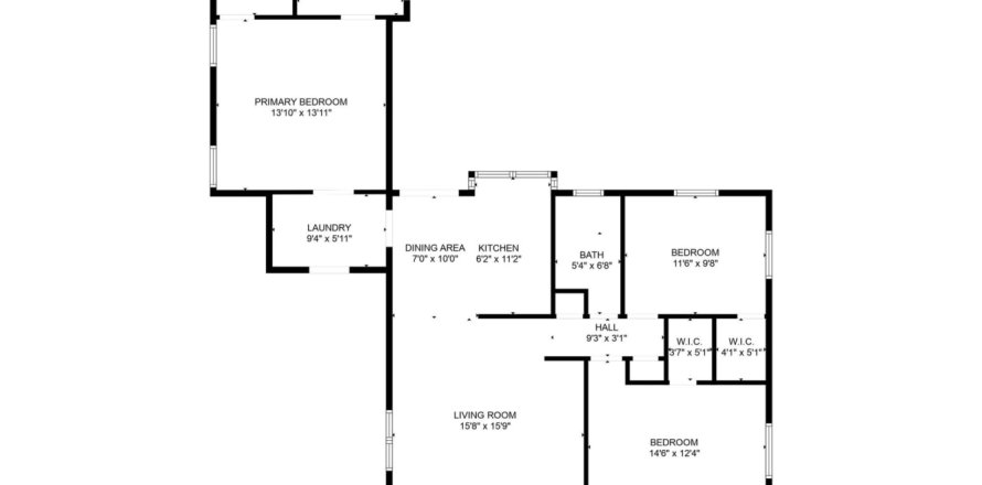 House in Oakland Park, Florida 3 bedrooms, 122.91 sq.m. № 1223328
