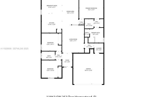 House in Homestead, Florida 3 bedrooms, 156.45 sq.m. № 1987864 - photo 30