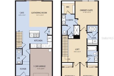 Touwnhouse à vendre à DeLand, Floride: 3 chambres, 141.95 m2 № 2400449 - photo 2