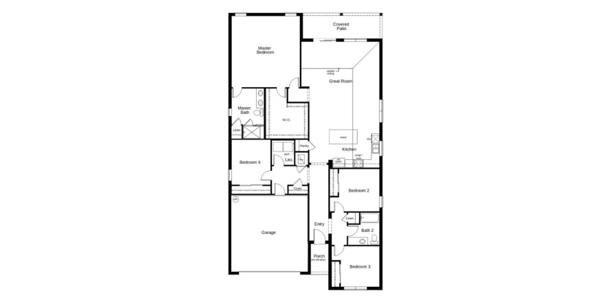 Таунхаус в WILLIAMS POINTE в Сеффнер, Флорида 4 спальни, 217м2 № 60495