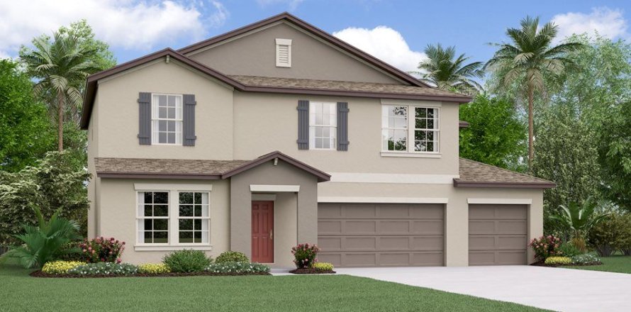 House in Wind Meadows South in Bartow, Florida 4 rooms, 279 sq.m. № 285466