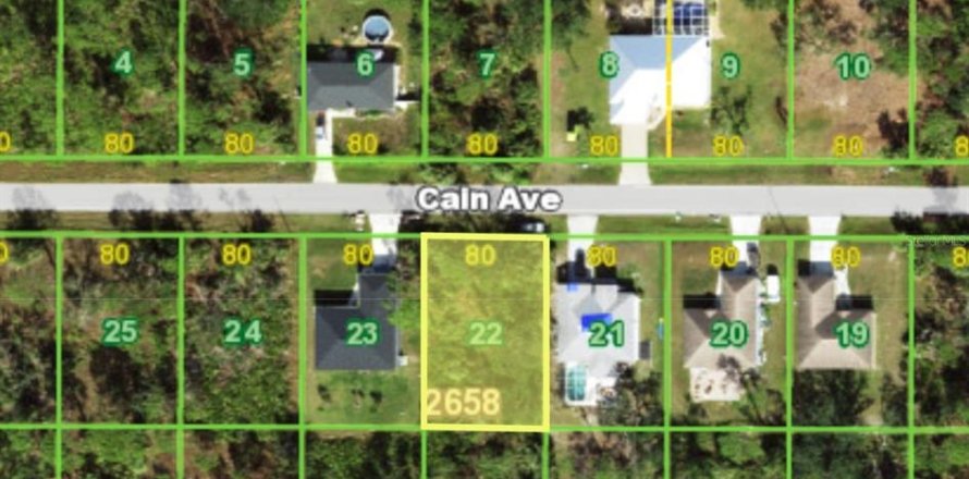 Land in Port Charlotte, Florida № 1400572
