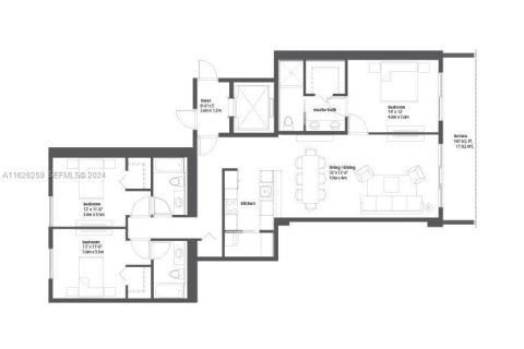 Condominio en venta en Miami, Florida, 3 dormitorios, 133.31 m2 № 2176652 - foto 22