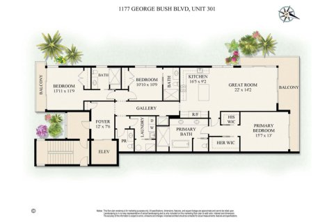 Condo in Delray Beach, Florida, 3 bedrooms  № 1152113 - photo 1