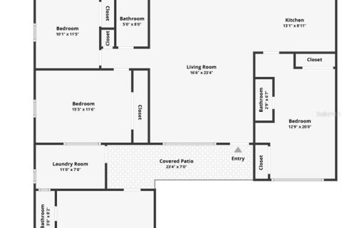 Casa en venta en New Port Richey, Florida, 3 dormitorios, 148.09 m2 № 2221371 - foto 3