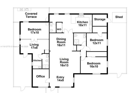 House in Miami, Florida 3 bedrooms, 188.59 sq.m. № 1968484 - photo 15