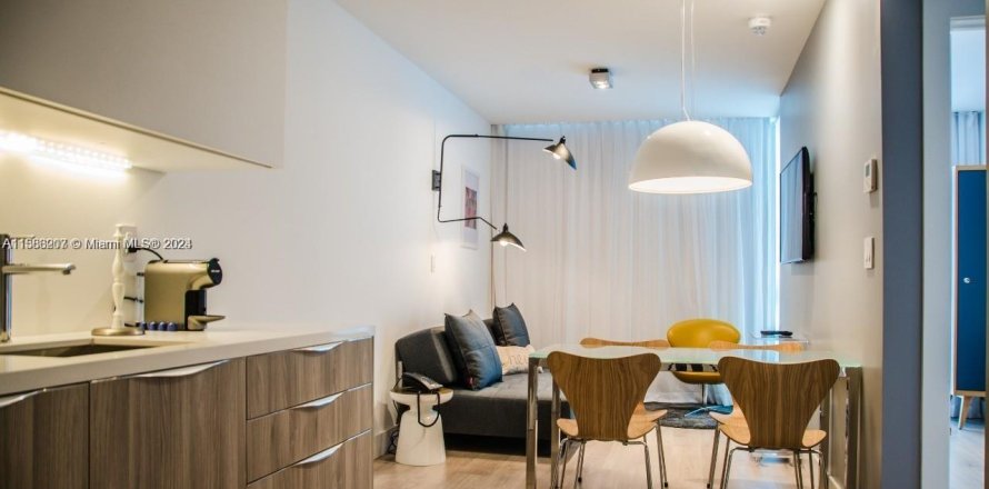Hôtel, hôtellerie à Miami Beach, Floride 1 chambre, 46.64 m2 № 1985044