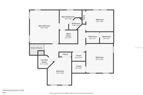 Casa en alquiler en Spring Hill, Florida, 4 dormitorios, 210.42 m2 № 1718904 - foto 15