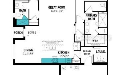Copropriété à vendre à Venice, Floride: 2 chambres, 130.62 m2 № 2391068 - photo 4