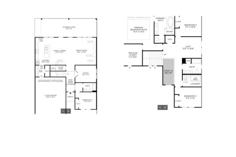 House floor plan «House», 4 bedrooms in Edison East - Executive Collection