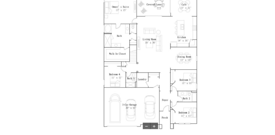 Дом в SilverLeaf - Silver Landing 63s  4 комнаты, 293м2 № 486461