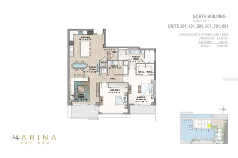 Copropriété à vendre à Clearwater, Floride: 2 chambres, 168.62 m2 № 1679552 - photo 23