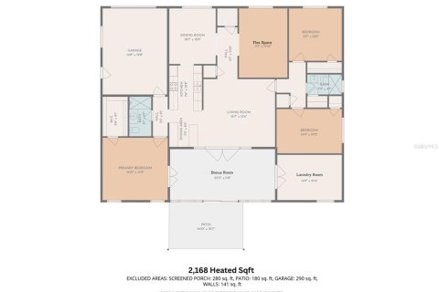Villa ou maison à vendre à Odessa, Floride: 3 chambres, 201.41 m2 № 2125116 - photo 15