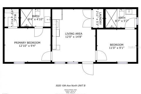 Commercial property in Saint Petersburg, Florida 7 bedrooms, 207.73 sq.m. № 704358 - photo 3