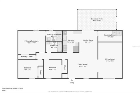 Villa ou maison à vendre à Deltona, Floride: 3 chambres, 115.94 m2 № 2149550 - photo 2
