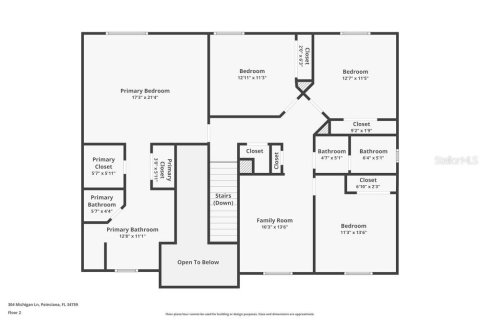 Villa ou maison à louer à Poinciana, Floride: 4 chambres, 259.2 m2 № 2398620 - photo 3