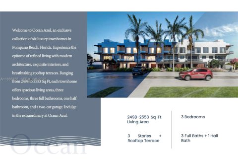 Adosado en venta en Pompano Beach, Florida, 3 dormitorios № 2059875 - foto 21