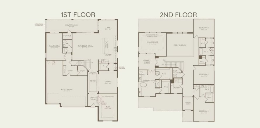 Таунхаус в ESTATES AT LAKEVIEW PRESERVE в Уинтер-Гарден, Флорида 5 спален, 397м2 № 103066