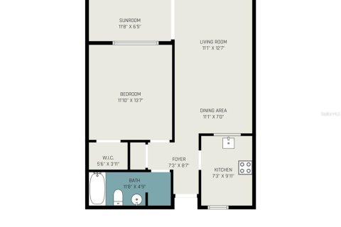 House in Clearwater, Florida 1 bedroom, 60.01 sq.m. № 1876102 - photo 15