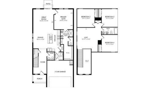House floor plan «House», 4 bedrooms in Links Terrace