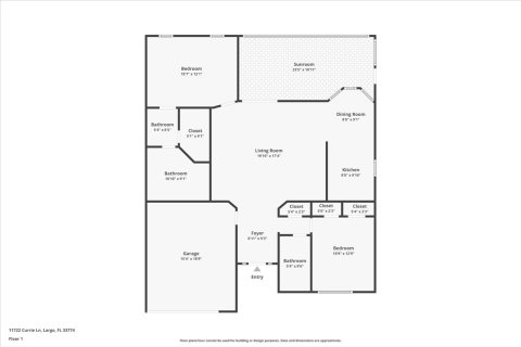 House in Largo, Florida 2 bedrooms, 105.63 sq.m. № 1851391 - photo 1