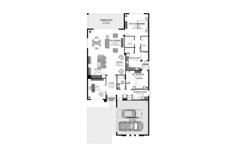 House floor plan «182SQM», 2 bedrooms in LOTUS PALM