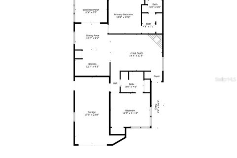 House in Inverness, Florida 2 bedrooms, 104.42 sq.m. № 1798446 - photo 4