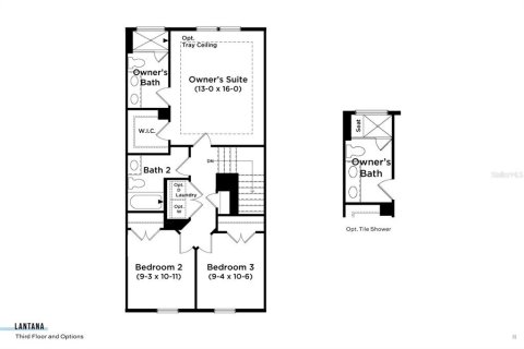 Townhouse in Winter Garden, Florida 3 bedrooms, 171.5 sq.m. № 1808110 - photo 7