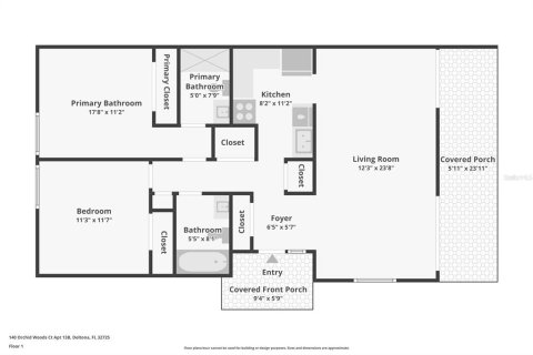 Copropriété à louer à Deltona, Floride: 2 chambres, 83.33 m2 № 2095361 - photo 30