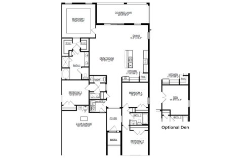 Планировка виллы или дома «House» 5 спален в ЖК Promenade Estates