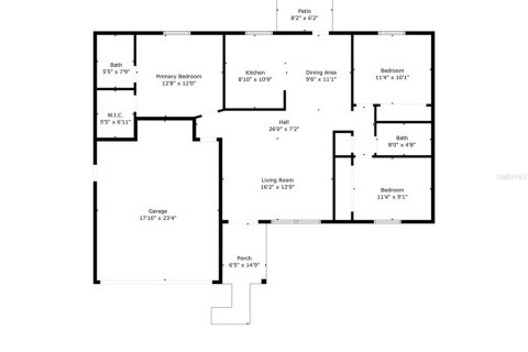 House in Homosassa, Florida 3 bedrooms, 107.12 sq.m. № 1773921 - photo 2