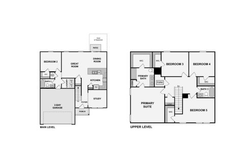 Townhouse floor plan «203SQM GARDNER», 5 bedrooms in SAWMILL COURT