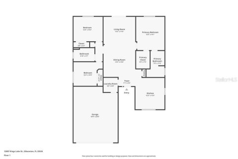 Villa ou maison à louer à Gibsonton, Floride: 3 chambres, 128.21 m2 № 2423652 - photo 2