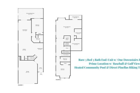 Townhouse in Palm Harbor, Florida 3 bedrooms, 223.8 sq.m. № 2220153 - photo 4