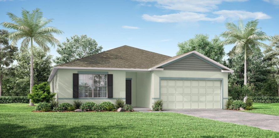 Дом в Daytona Park Estates Of Deland в Деланд, Флорида 4 комнаты, 174м2 № 606248