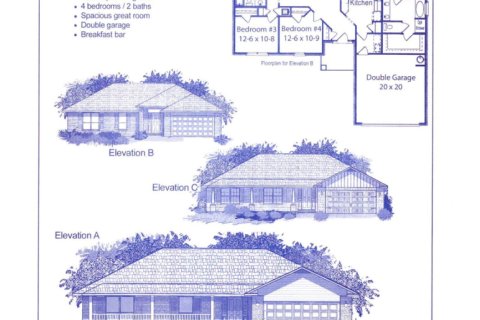 Casa en venta en Crestview, Florida, 4 dormitorios, 178.37 m2 № 559820 - foto 1