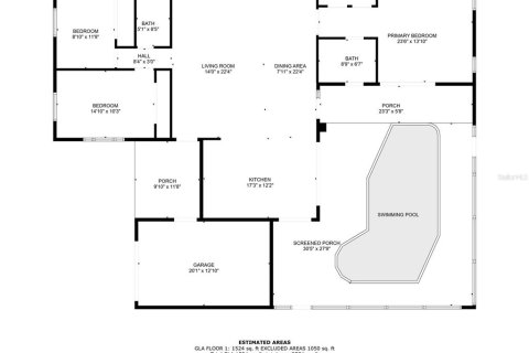 House in New Port Richey, Florida 3 bedrooms, 152.17 sq.m. № 1796620 - photo 30