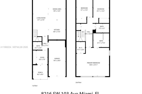 Townhouse in Miami, Florida 3 bedrooms, 140.1 sq.m. № 2028088 - photo 26