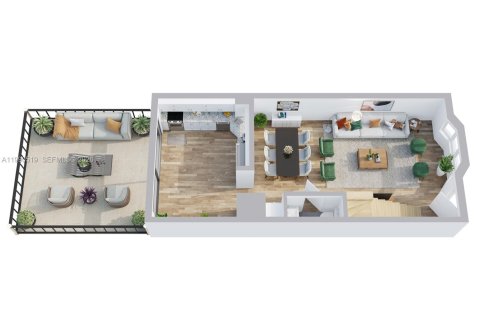 Touwnhouse à vendre à Miami, Floride: 2 chambres, 107.02 m2 № 2057907 - photo 22