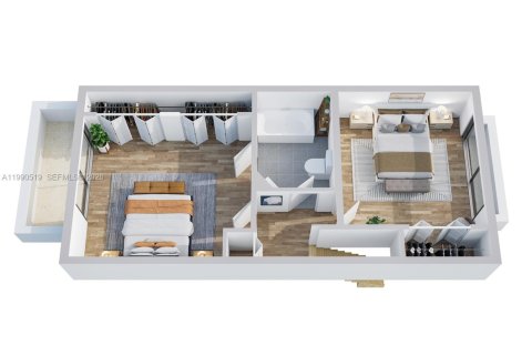 Touwnhouse à vendre à Miami, Floride: 2 chambres, 107.02 m2 № 2057907 - photo 24